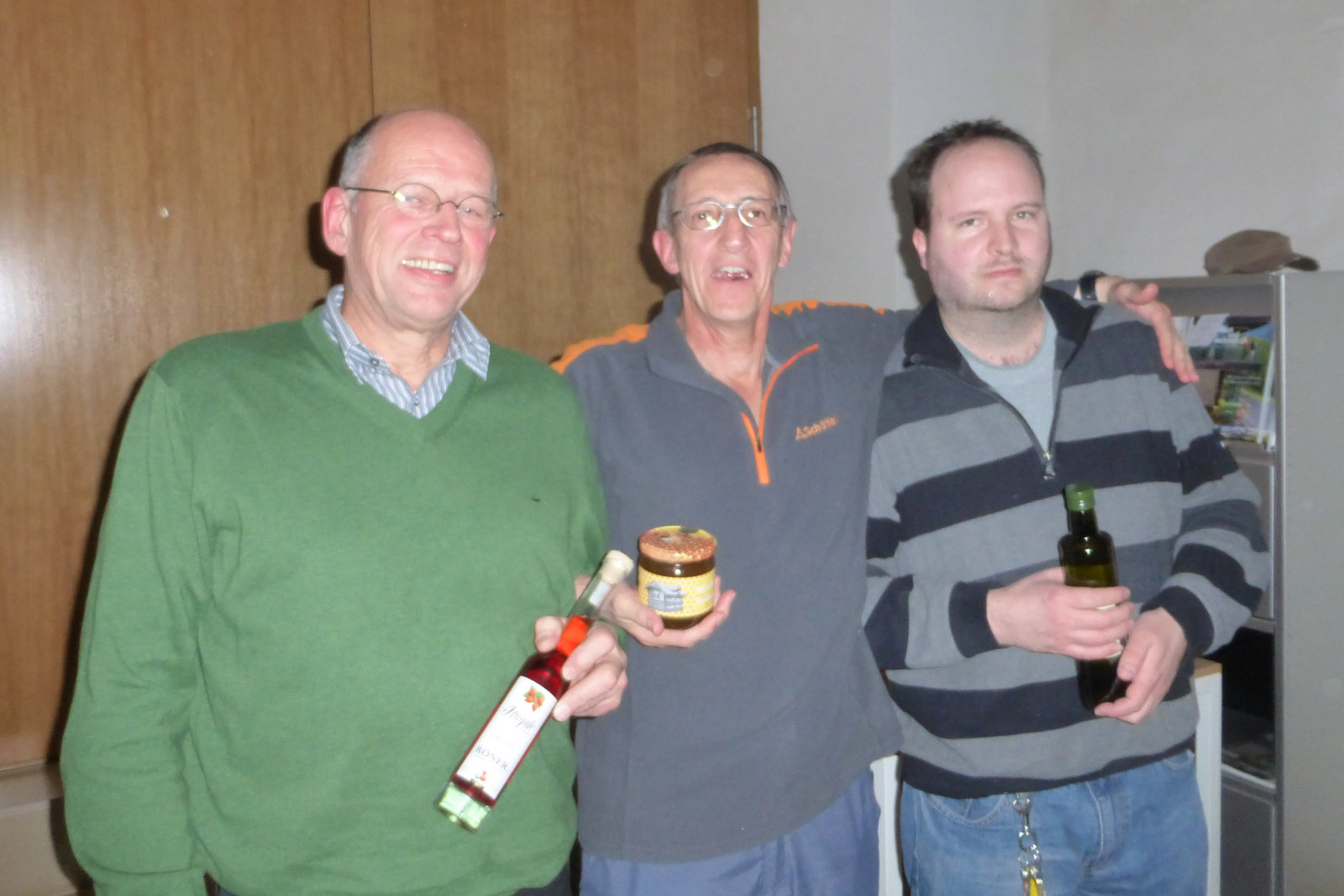 Die Verantwortlichen für das Candle Light Dinner 2016, Hansueli, Beat und Daniel - wir freuen uns! 