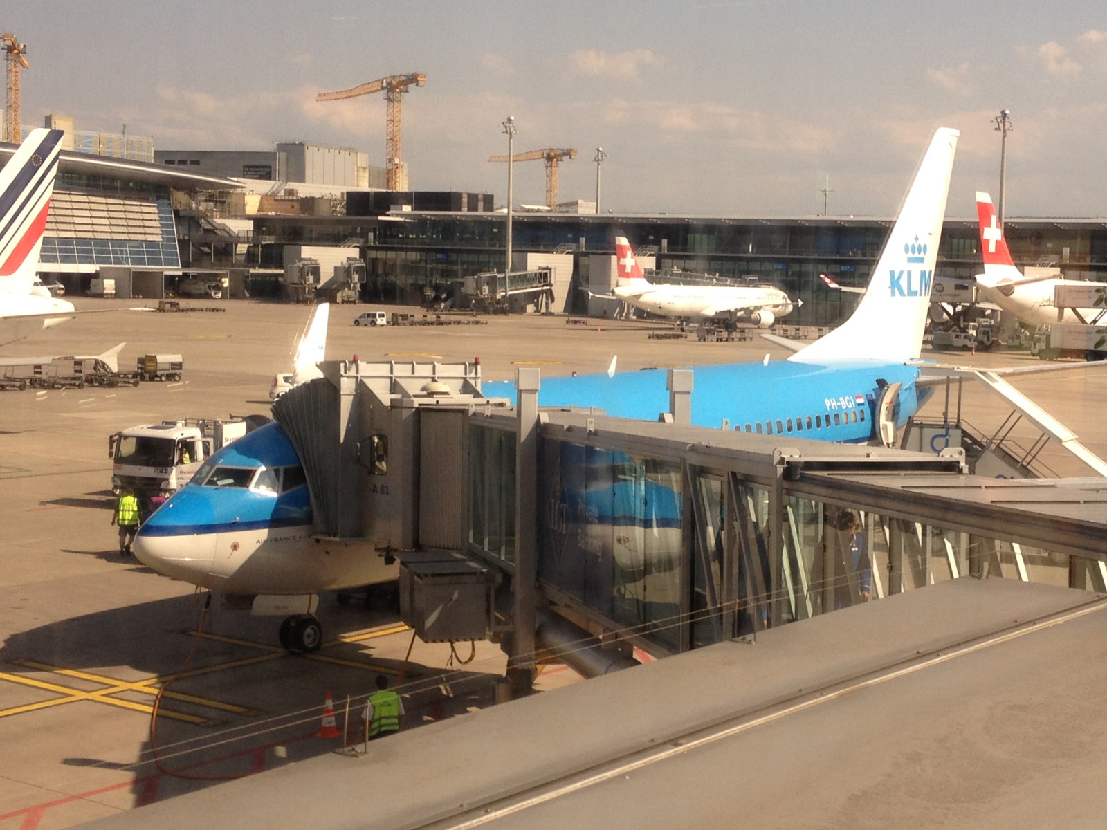 Erste Etappe Zürich-Amsterdam (-Helsinki)