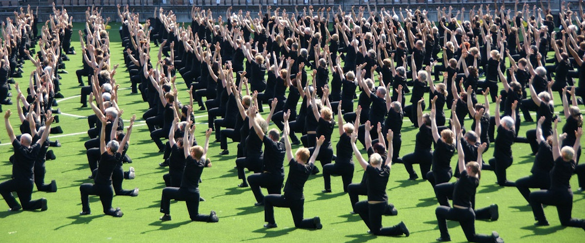 Grossgruppe 35+ und 55+ im Finale