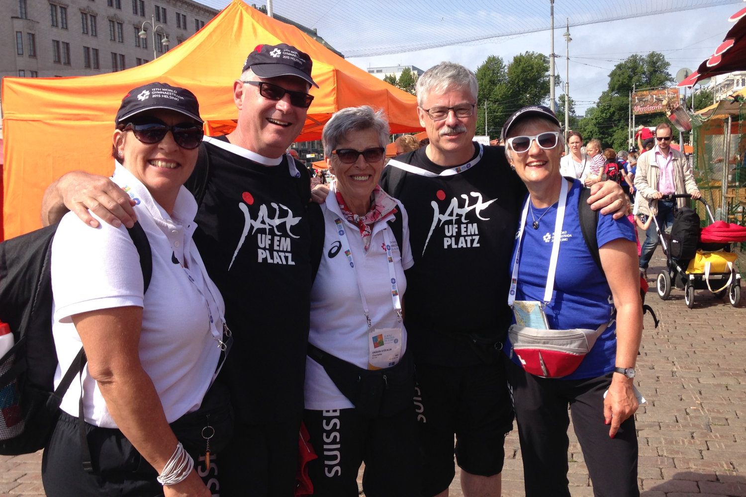 Charlotte am Samstag mitten in Helsinki