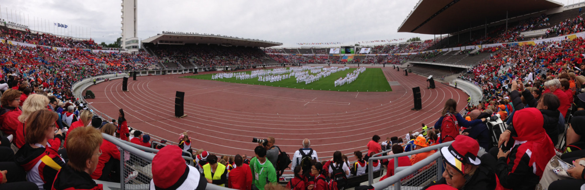 Schlussfeier im Olympiastadion
