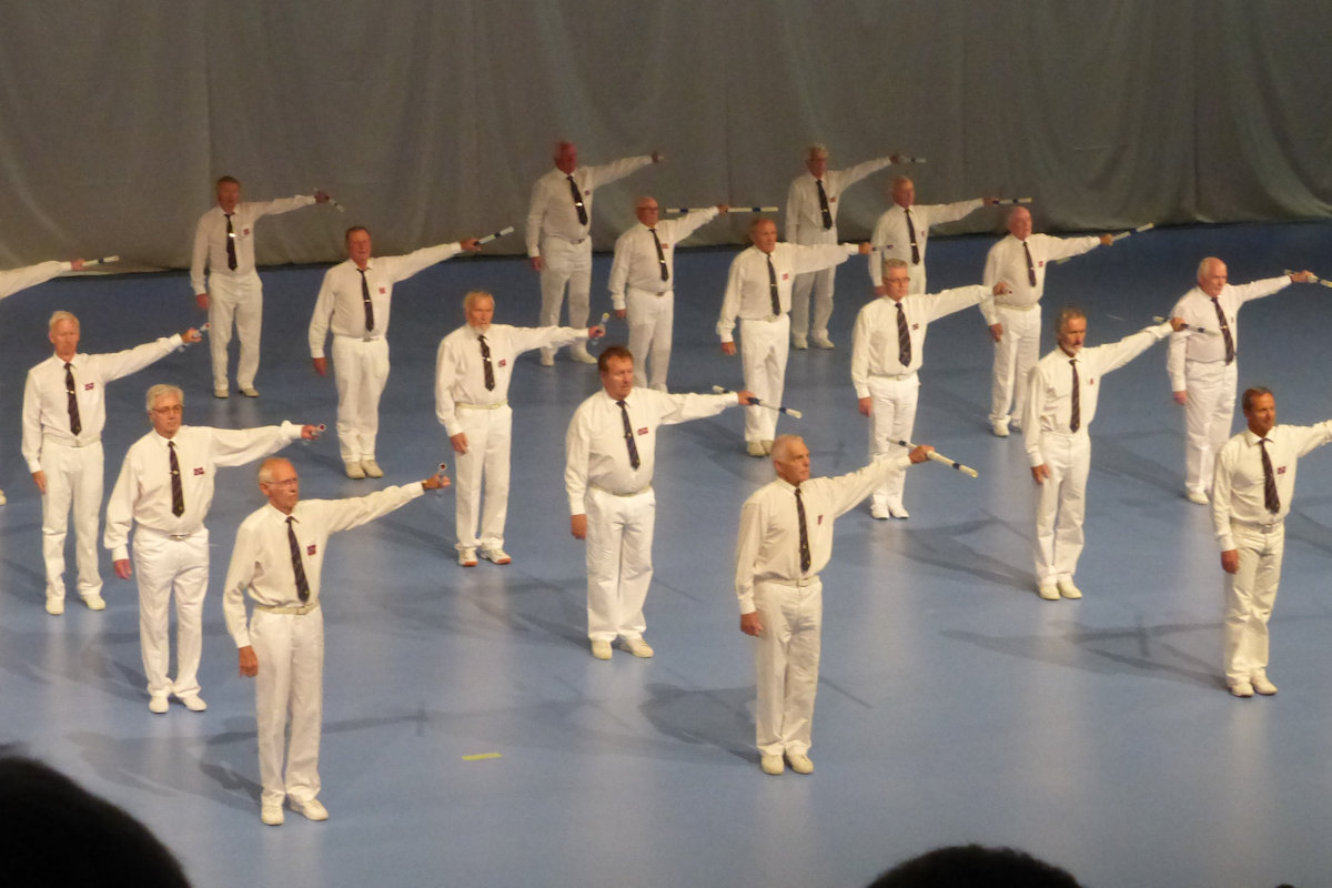 Senioren aus Norwegen (der älteste ist 87 Jahre alt)