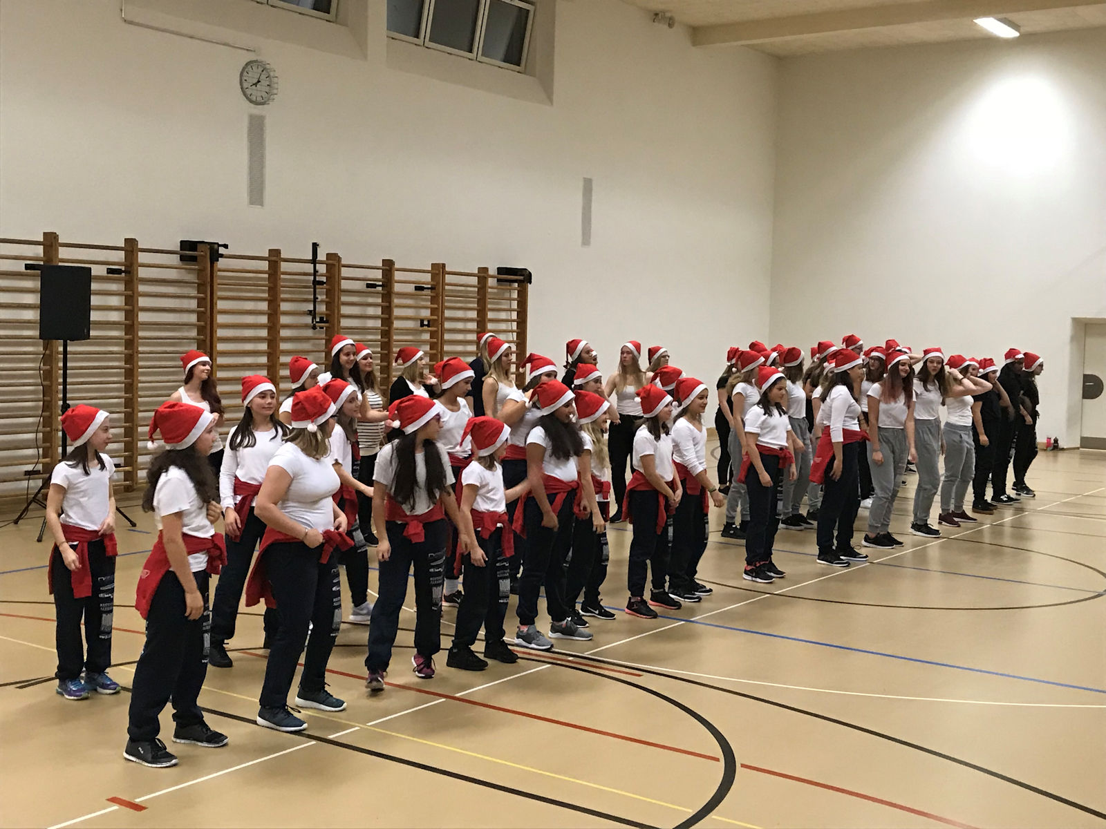 Gemeinsames Schlussbouquet