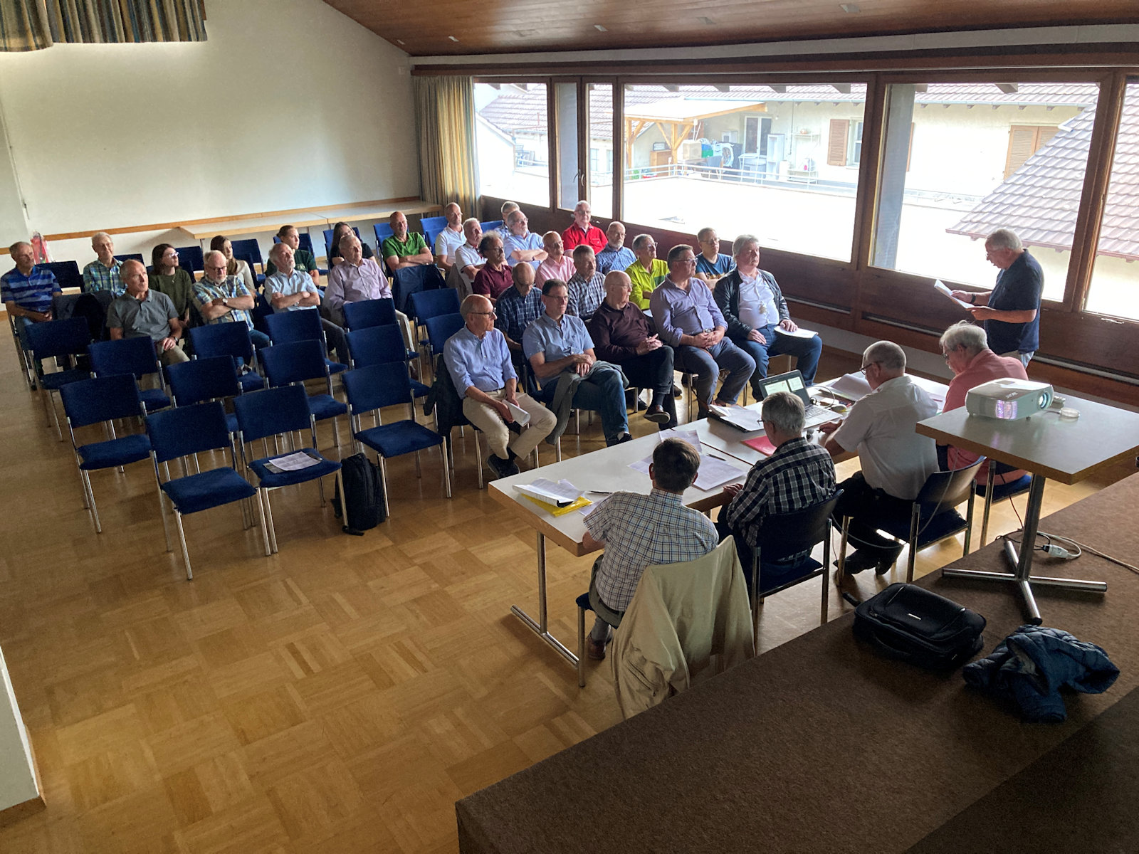 Die Turner hielten die letzte Abteilungsversammlung im Wartenbergsaal ab