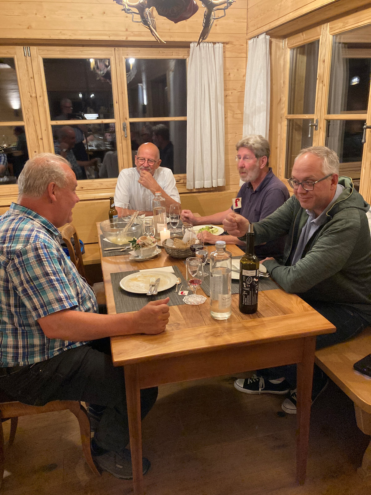 Peter, Hansueli, Urs und Andi