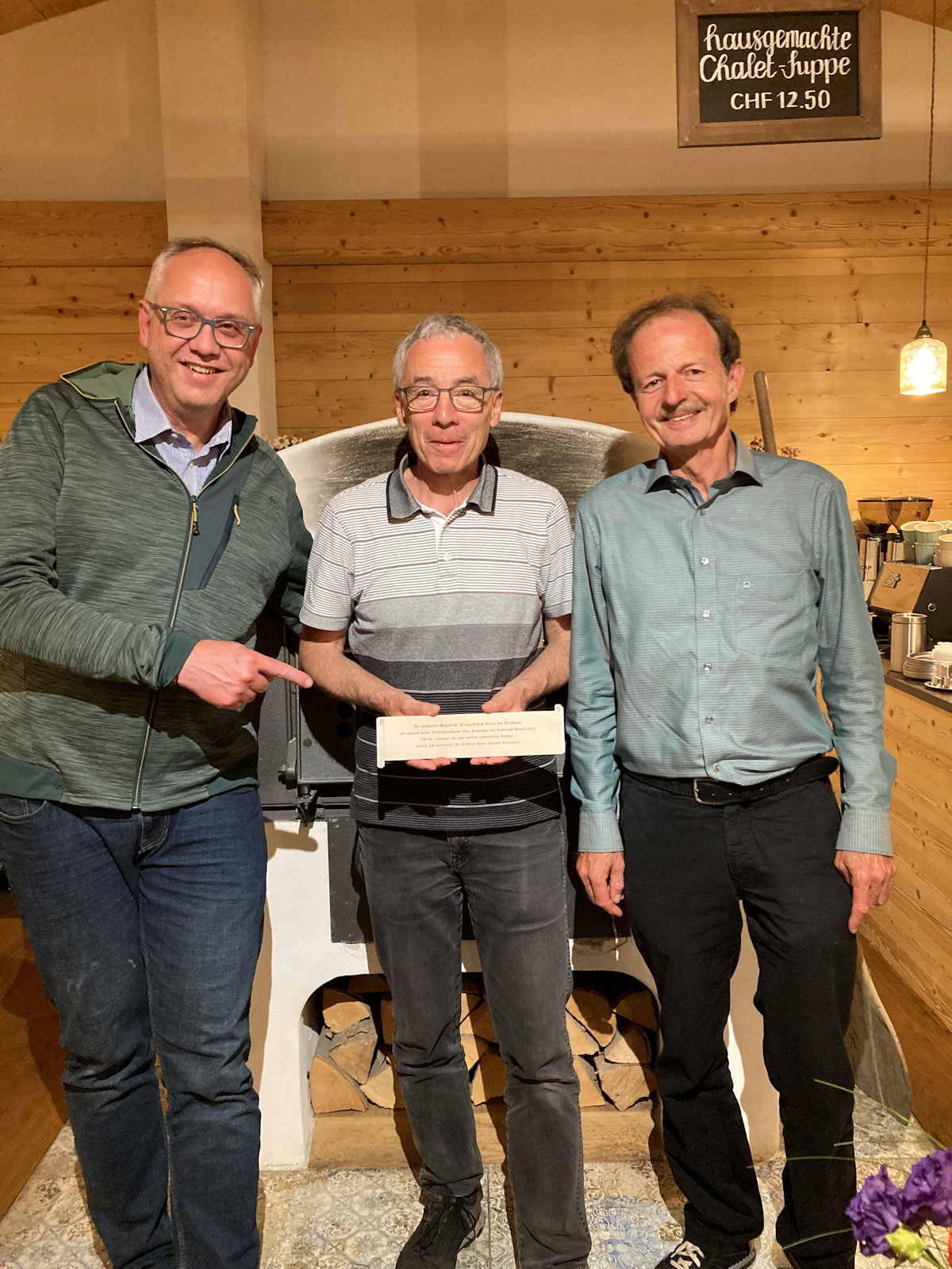 Das erkorene OK für's 2023: Andi, Thomas und Armin