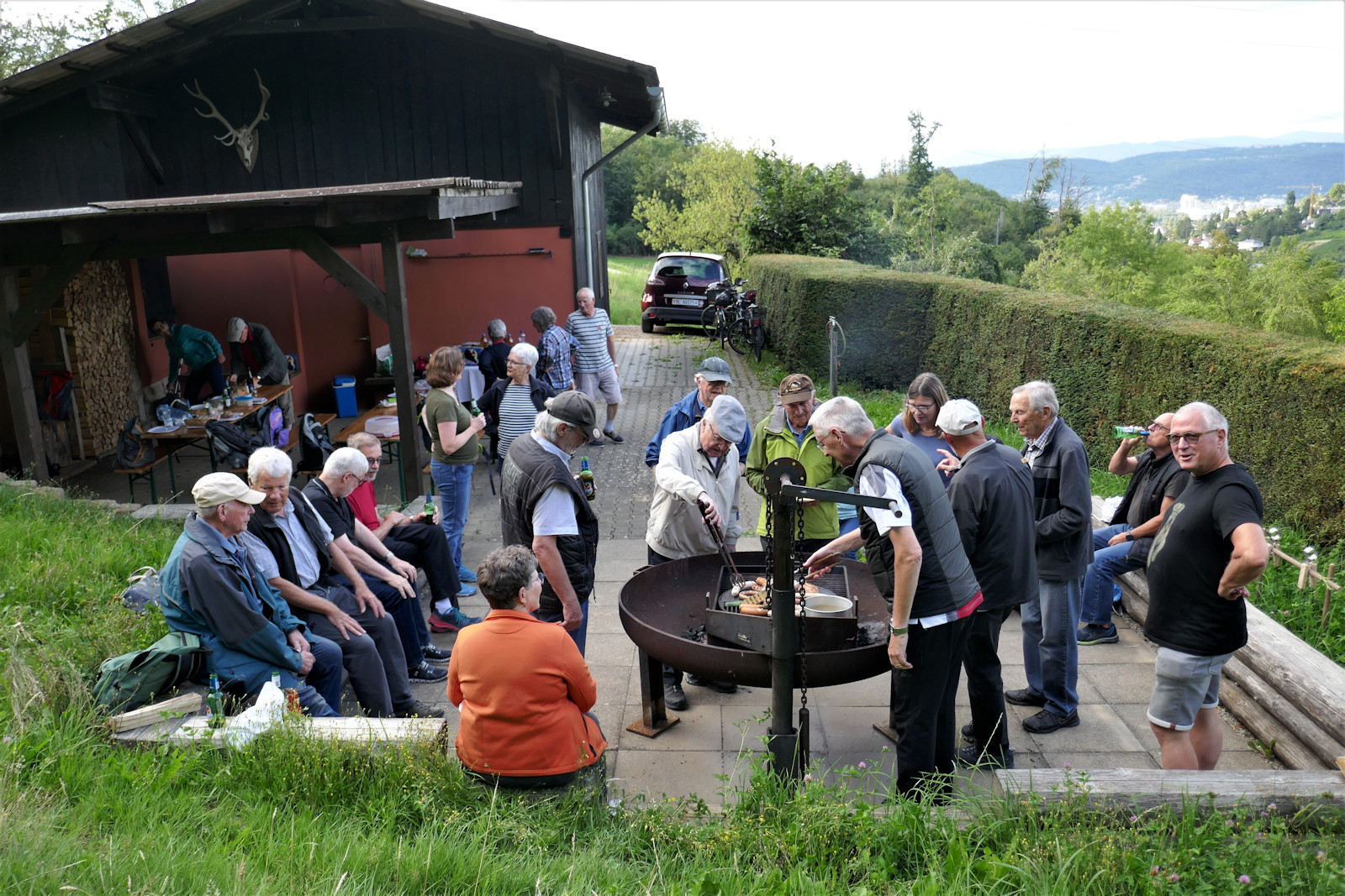 Der traditionelle Grillabend im «Schafstall»