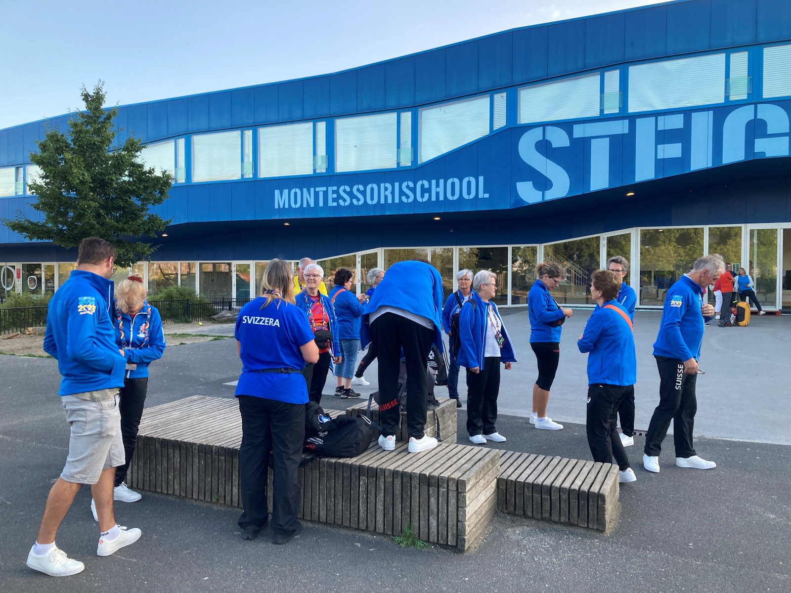 Unser Schulhaus auf Steigereiland