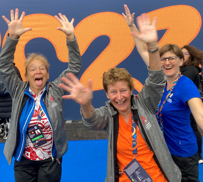 ... und drei davon stehen vor der Linse.