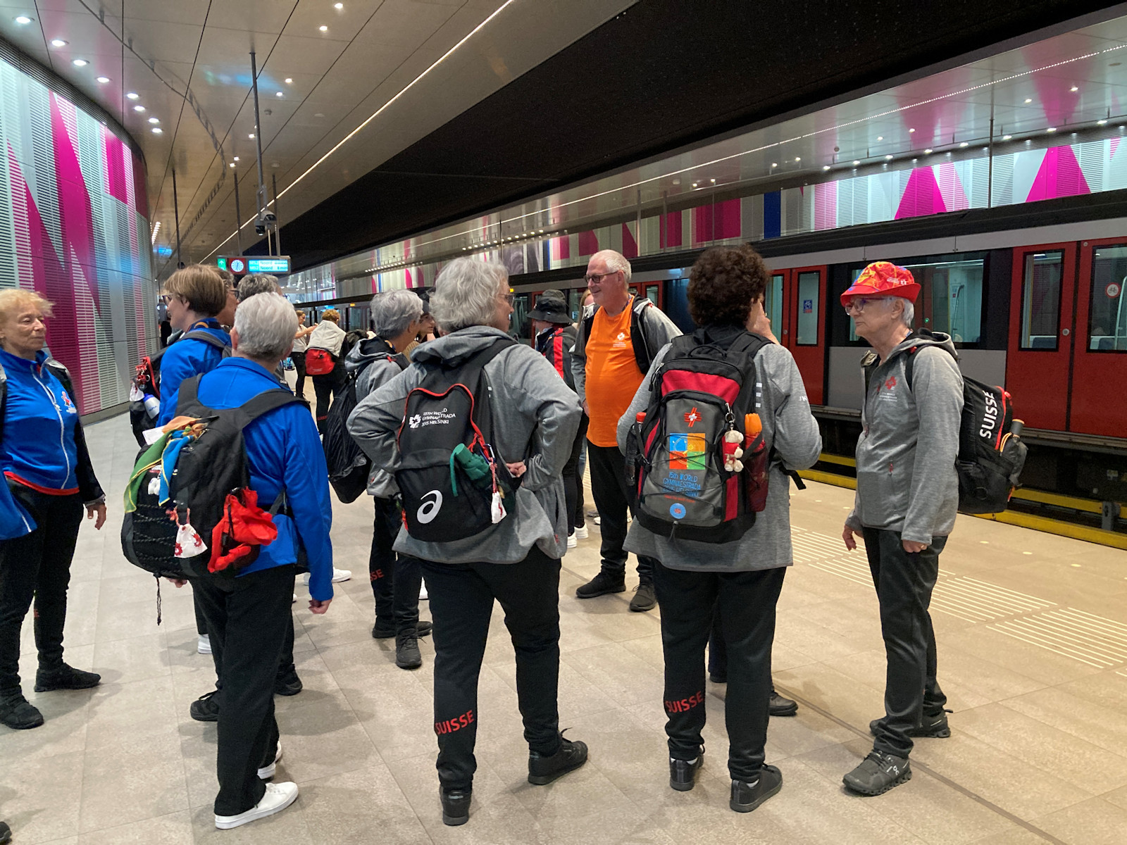 ... und immer wieder auf der Metro