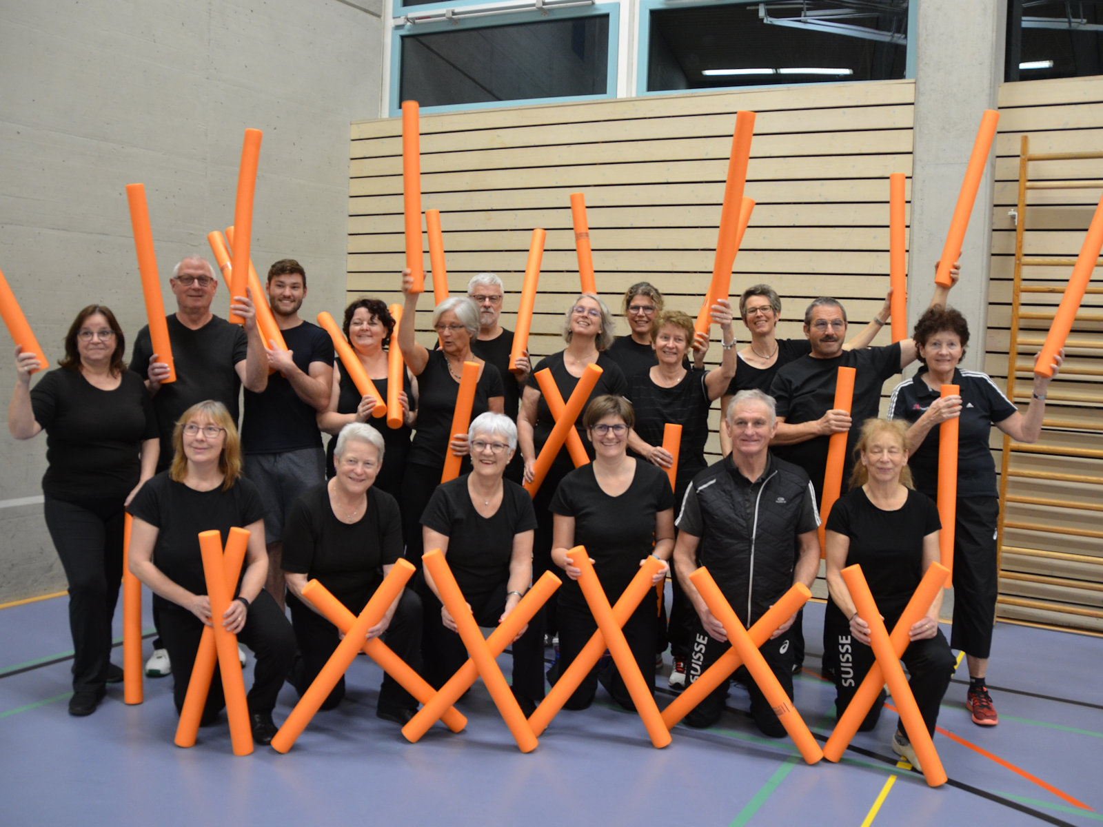 Beim Training im Januar 2023