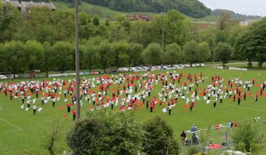 Zusammenzug mit den Romands in Moudon