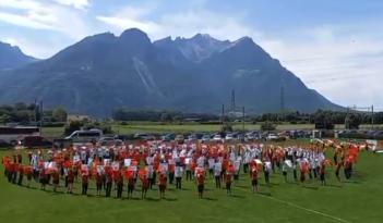 Der letzte Zusammenzug vor gewaltiger Kulisse in Roche
