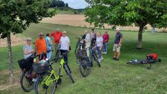 Pausenhalt in der Nähe von Ettingen