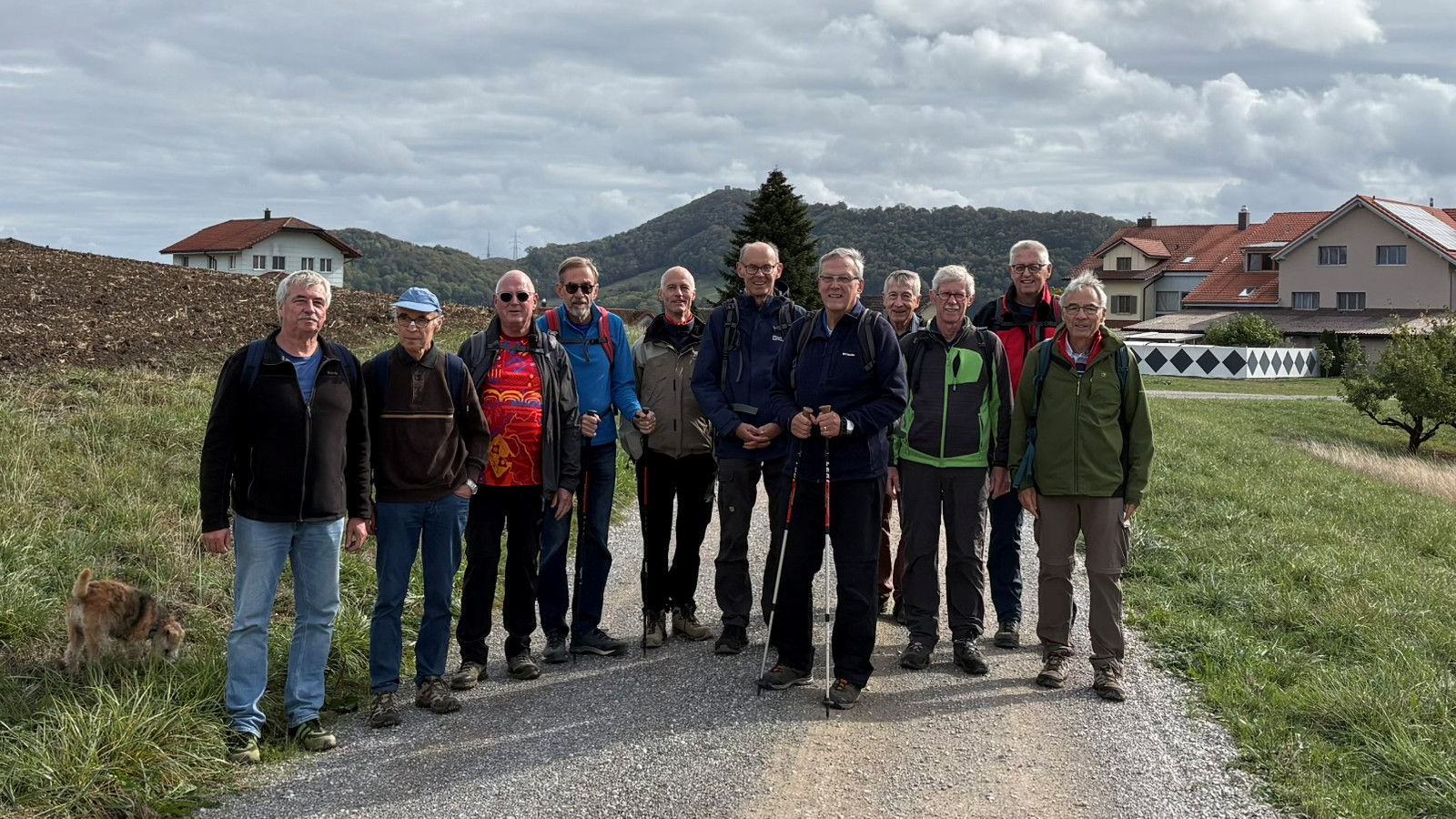Die 12 Teilnehmer: Werner, Thomas, Urs-Martin, Geri, Felix, Thomas, Bruno, Heinz, Peter, René, Thomas und hinter der Kamera Karl