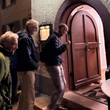 Ankunft im Restaurant Schlüssel in Muttenz