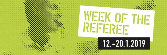 Mit der «Week of the Referee» ein Zeichen setzen