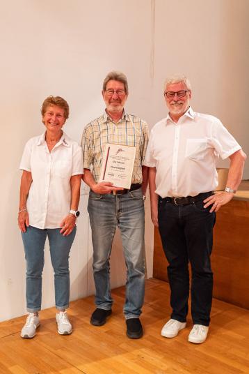 Urs Scherer, neues Ehrenmitglied